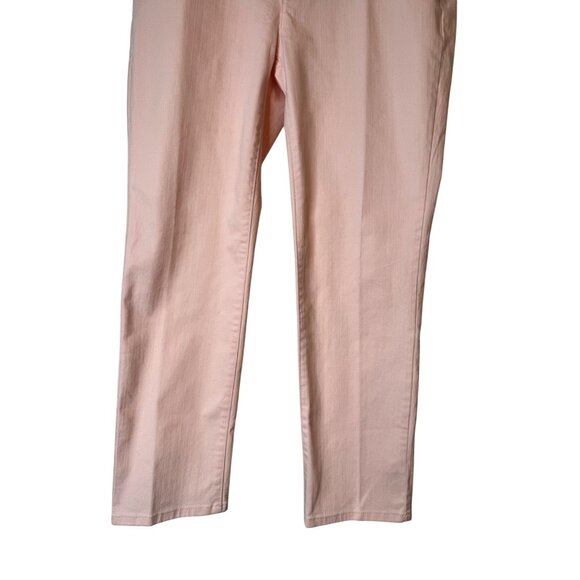 2/$30 Chicos size 0 Pink Straight-Leg Jeans - Picture 9 of 16